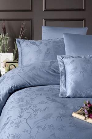 Постільна білизна з сатину First Choice Stesha Dusty Blue