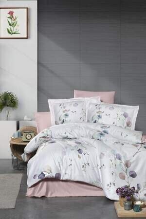 Постільна білизна First Choice 3D Satin Leaf Євро