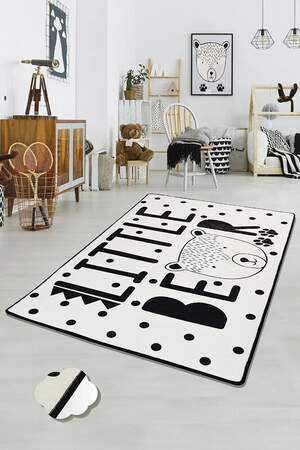 Килимок у дитячу кімнату Chilai Home Little bear beyaz 100*160 Килимок у дитячу кімнату Chilai Home Little bear beyaz 100*160