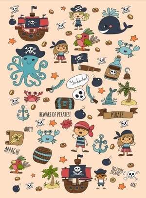 Килимок у дитячу кімнату Chilai Home Pirate 100*160