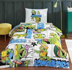 Дитяча постільна білизна Tac Ninja Turtles Four Дитяча постільна білизна Tac Ninja Turtles Four