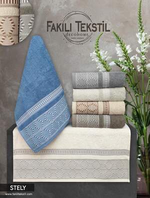 Набір махрових рушників Fakili Tekstil Stely Набір махрових рушників Fakili Tekstil Stely