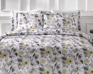 Постільна білизна жатий шовк TIVOLYO HOME Dreamy grey Постільна білизна жатий шовк TIVOLYO HOME Dreamy grey