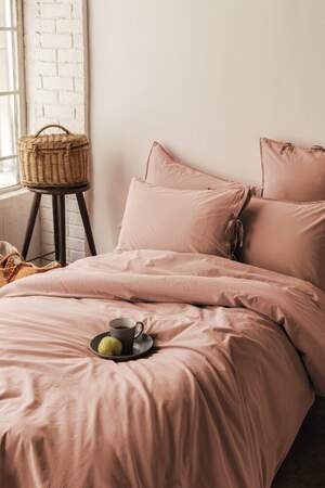 Поплінова постільна білизна Issimo home Savanna Apricot