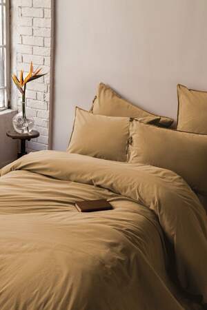 Поплінова постільна білизна Issimo home Savanna mustard