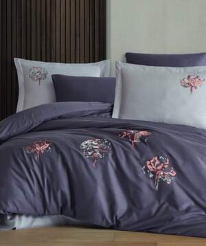 Постільна білизна із сатину Maribor Exclusive Satin 200х220 Root Mor