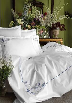 Постільна білизна сатин люкс Issimo home Voynt Blue