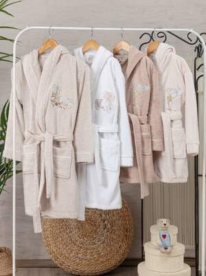 Підлітковий махровий халат для дівчинки Pupilla