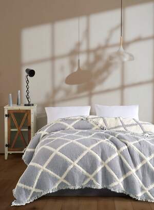 Муслінове покривало на ліжко Moss Ivory Muslin 230х250