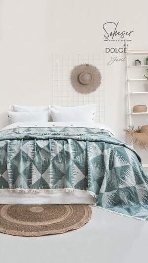 Муслінове покривало на ліжко Saheser Dolce 240х260