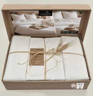 Постільна білизна бавовна La Maison Stonewashed 200 х 220 см Mariella Crystal