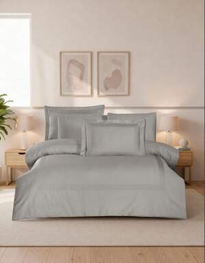 Постільна білизна з сатину La romano MONTOVA ASH
