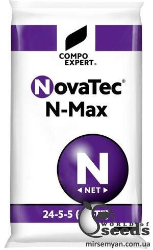 Добрива NovaTec N-Max NPK 24-5-5+2+ME 25кг. COMPO Добрива NovaTec N-Max NPK 24-5-5+2+ME 25кг. COMPO
