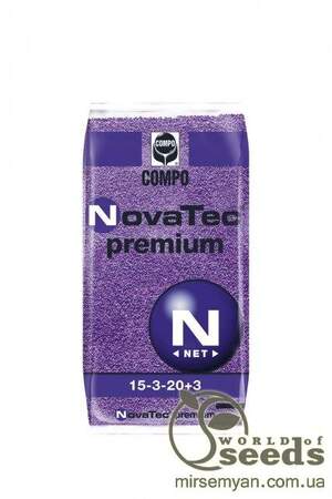 Добрива NovaTec Premium NPK 15-3-20+3+ME 25кг. COMPO Добрива NovaTec Premium NPK 15-3-20+3+ME 25кг. COMPO