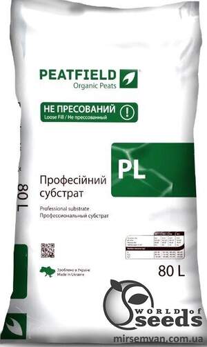 Субстрат торф'яний PL-2, 80 л PEATFIELD