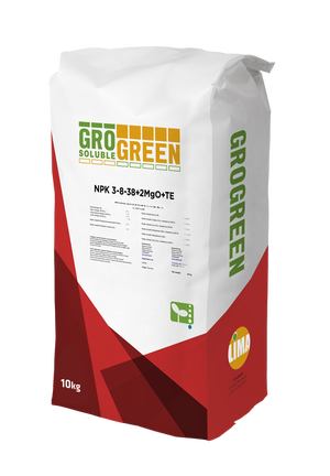 Добриво ГроГрін (GroGreen) NPK 3-8-38 + 2MgO+TE, 25 кг. Добриво ГроГрін (GroGreen) NPK 3-8-38 + 2MgO+TE, 25 кг.