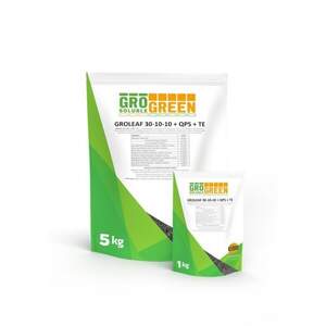 Добриво ГроГрін Groleaf / Гроліф 30-10-10+TE+QPS45, 5кг (GroGreen) Добриво ГроГрін Groleaf / Гроліф 30-10-10+TE+QPS45, 5кг (GroGreen)