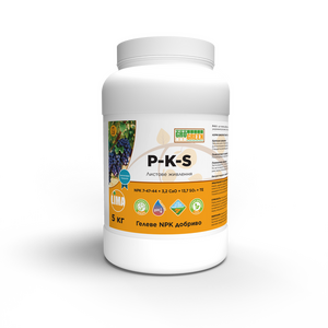 Добрива ГроГрін Гель P-K-S 7-47-44+4.5 CaO+13.7SO3+TE (GroGreen) 5 кг Добрива ГроГрін Гель P-K-S 7-47-44+4.5 CaO+13.7SO3+TE (GroGreen) 5 кг